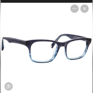 Warby Parker Cass 353 Blue Slate Fade Eyeglasses